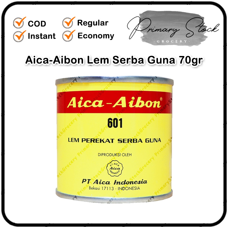 

Lem Aica Aibon Sepatu Kaleng Kecil 70 Gram Perekat Serbaguna Kuning