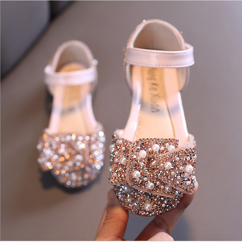 SP-A20 SEPATU ANAK IMPORT PESTA MUTIARA COUPLE ANAK 21-36 - 2119