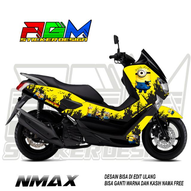 Decal Sticker Nmax Old  Full Body Minions AGM030