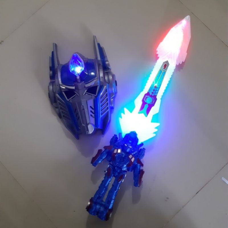 Mainan Set Topeng &amp; Pedang Transformers - Paket Mainan Optimus Prime