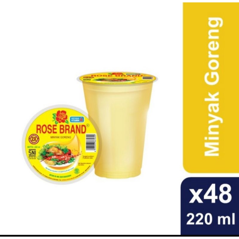 

Minyak Goreng Rose brand Cup - 1 dus