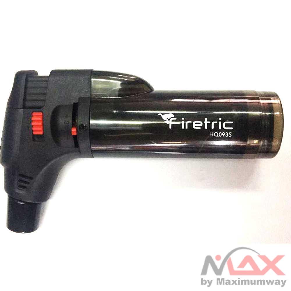 Firetric Korek Api Gas Butane Torch Jet Windproof - HQ0935 Warna Hitam