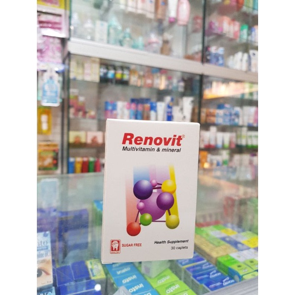 Renovit Botol 30s / Multivitamin &amp; Mineral / Suplemen Kesehatan