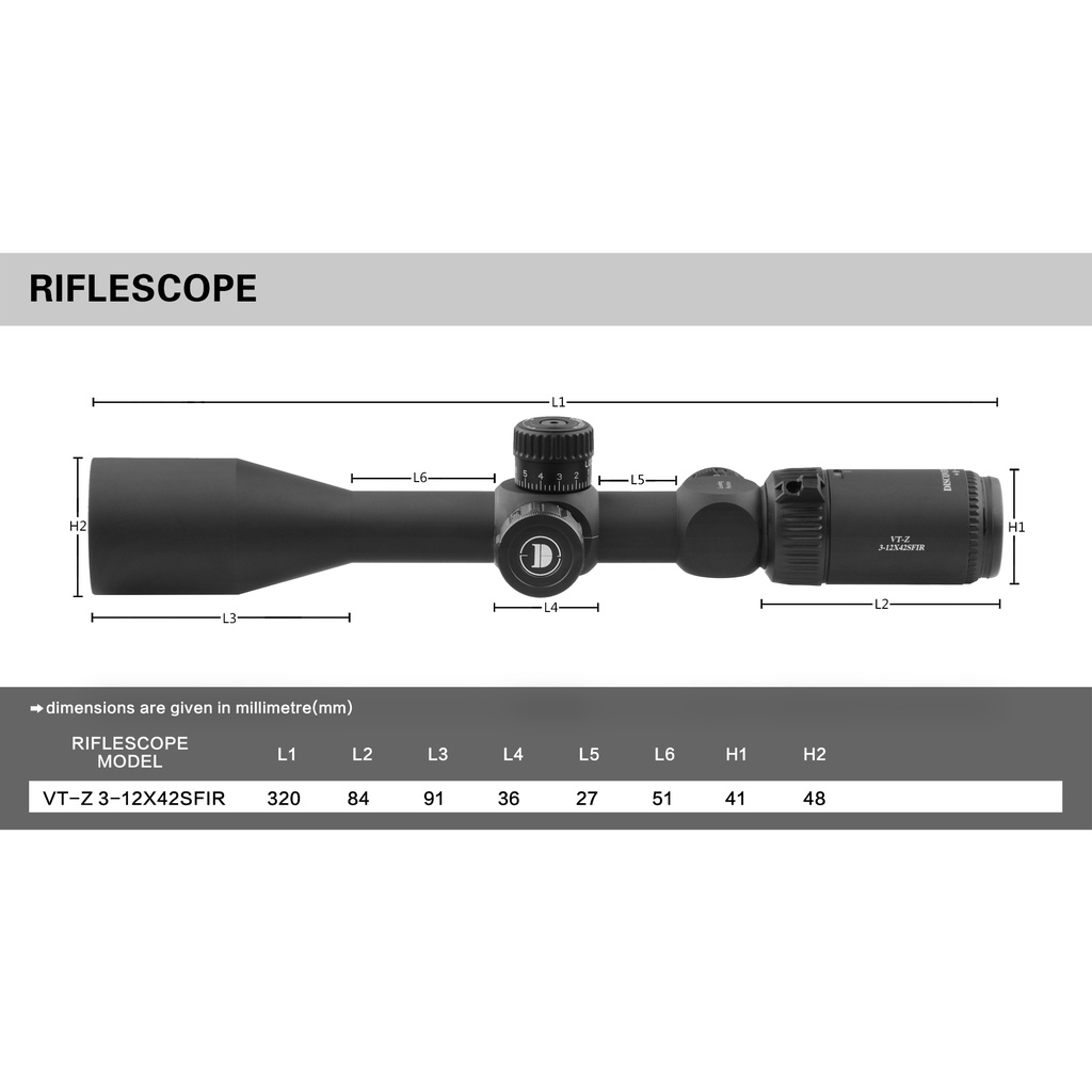 TELESKOP/TELESCOPE DISCOVERY VT-Z 3-12X42SFIR