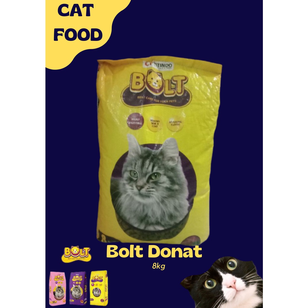 Bolt Donat 8kg Makanan Kucing Pet Food Pet Shop