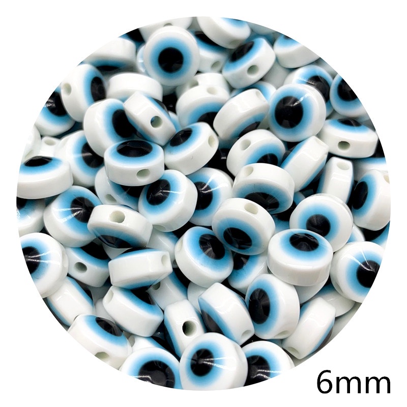 6mm/8mm/10mm Evil Eye Resin Demon Eyes for DIY jewelry making