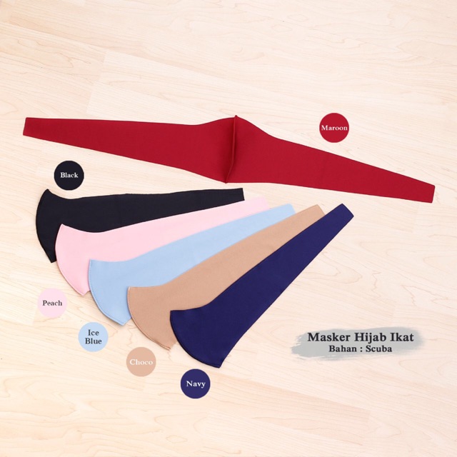 MASKER SCUBA IKAT UNTUK HIJAB / MASKER SCUBA WARNA IKAT SURABAYA BISA COD