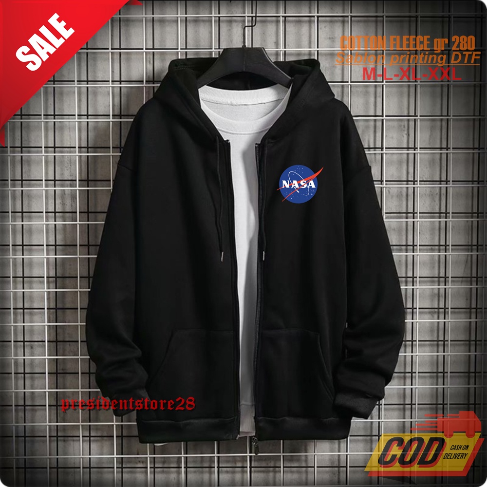 HOODIE NASA / HOODIE ZIPER NASA / JAKET NASA / SWEATER NASA SLETING / ZIPPER POLOS / Hoodie NSA / Hodie Nasa / Hoodie Sweater NASA Terlaris Pria Wanita