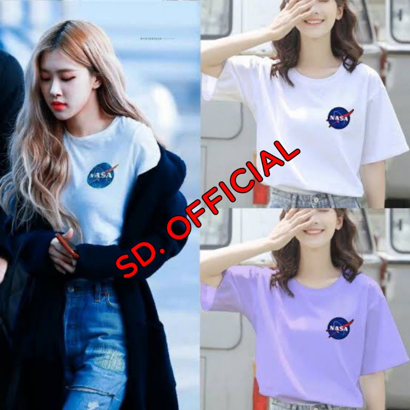 Kaos Kpop Blakpink Jisoo Logo NASA