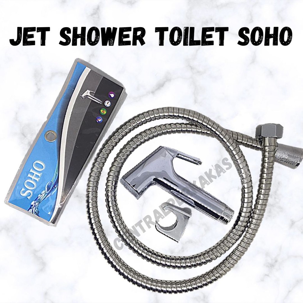 JET SHOWER TOILET CHROME SOHO / SHOWER CEBOK KAMAR MANDI / JET WASHER