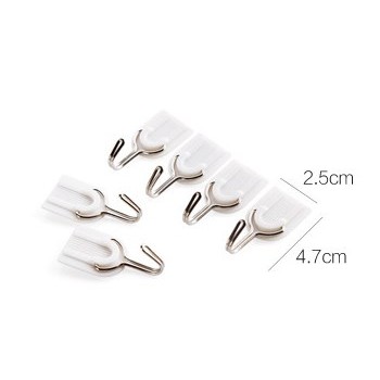 【GOGOMART】Gantungan Barang Hook - 6 Pcs - E8837 - H8