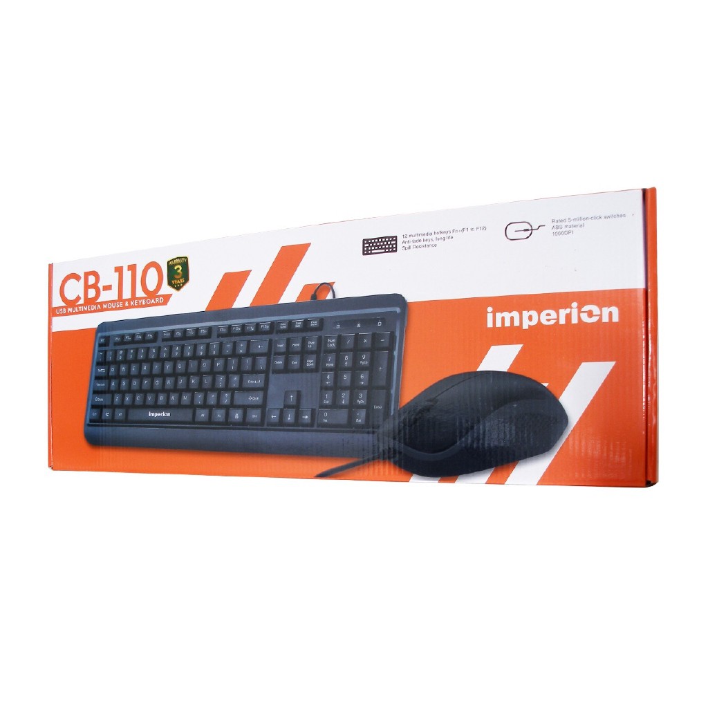 IMPERION Keyboard Mouse CB-110 / PAKETAN COMBO CB110