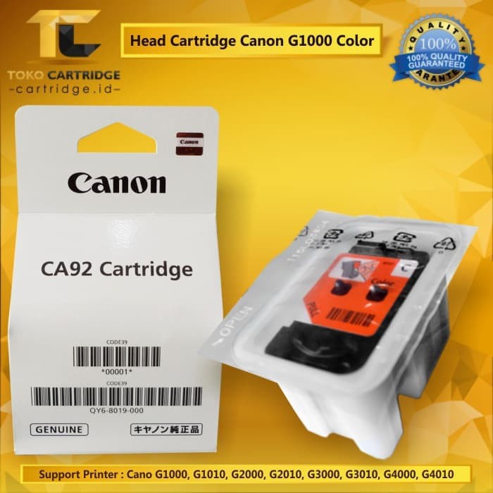 Cartridge Canon CA92 CA 92 Ori Printer G1000 G2000 G3000 G4000 G1000 G2000 G3000 Color QY6-8007-000