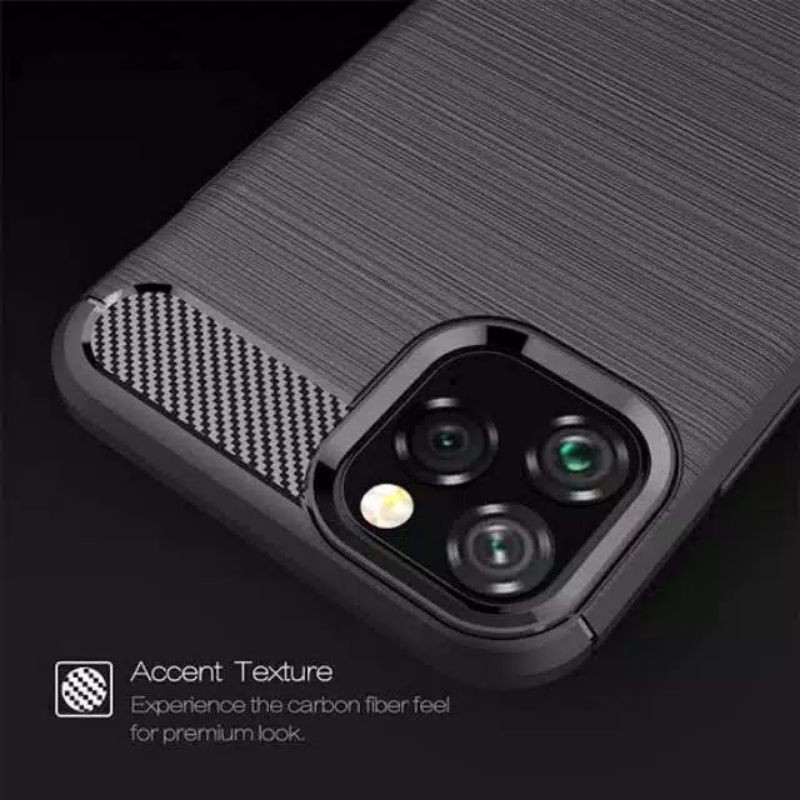 Case Iphone 11 Ipaky Fiber Carbon Ultimatte Premium Quality