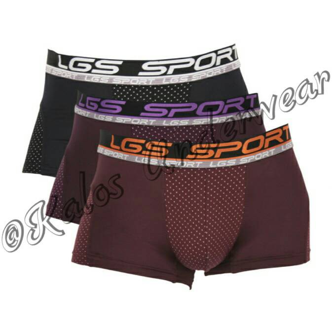 Celana Dalam Boxer Pria LGS Sport 648 Isi 3