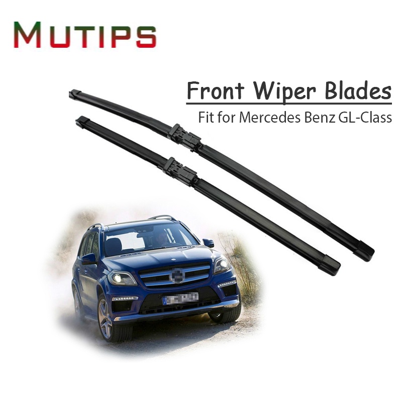 1 Set Karet Wiper Depan Mobil Untuk Mercedes Benz Gl Class Gl 350 400 450 Gl 500 550 63 AMG