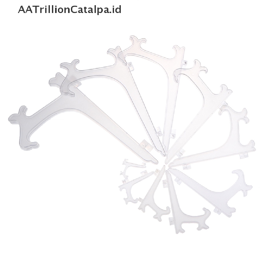 (Aatrillioncatalpa) Stand Holder Piring / Lukisan Bahan Plastik Transparan Untuk Display Others