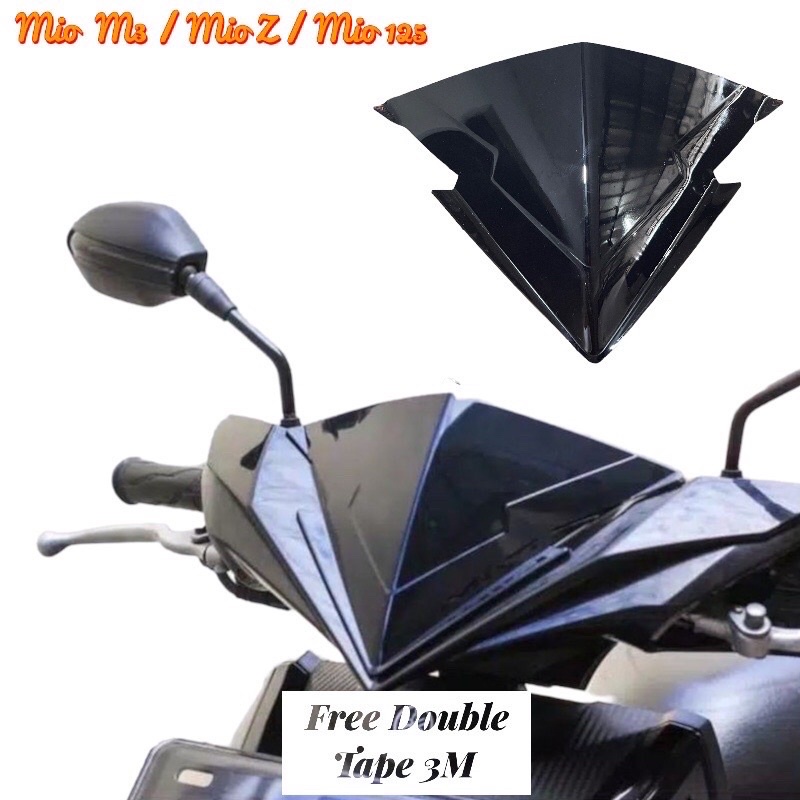 Visor Mio M3 Mio Z Mio 125 Model Tgp Kualitas Terbaik Free Double Tape 3m Borneo Variasi Motor99