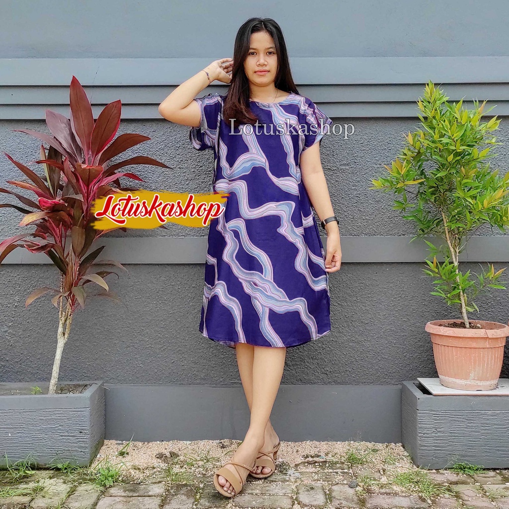 Daster Bali Daisy-Vanesa NAvy