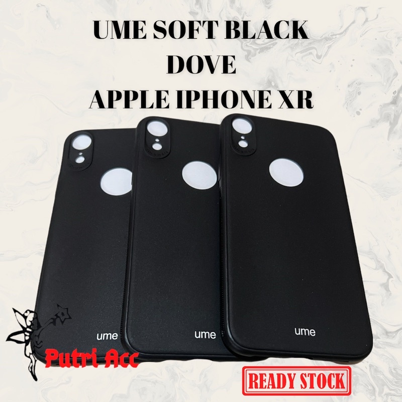 APPLE IPHONE XR 6.1 SOFTCASE SILIKON UME BLACK DOVE PROTECTION APPLE IPHONE XR 6.1