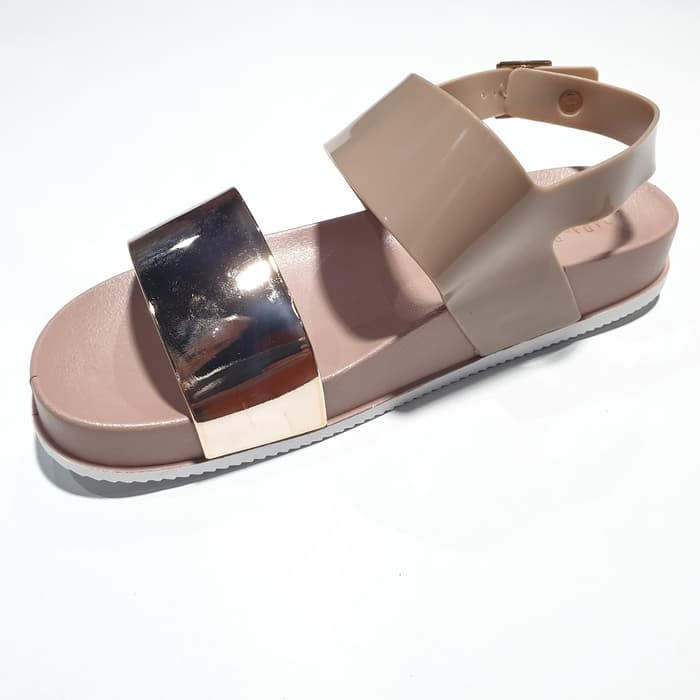 jelly sandal wanita barabara sendal tali karet import WS855B2GPTL