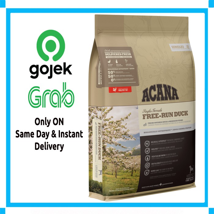 Acana Free Run Duck 11.4kg - Gojek & Grab Olny