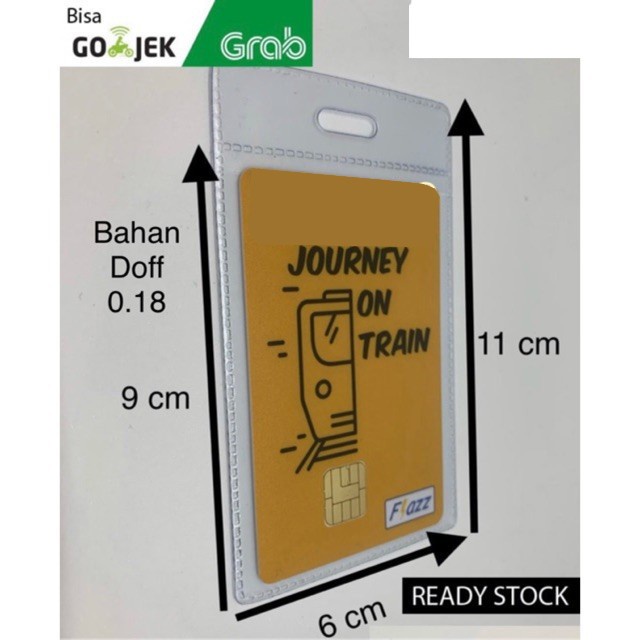 

12pcs Cover Plastik ID Card / Name tag / Etoll / E-toll / Card Holder - Kalung ID Card