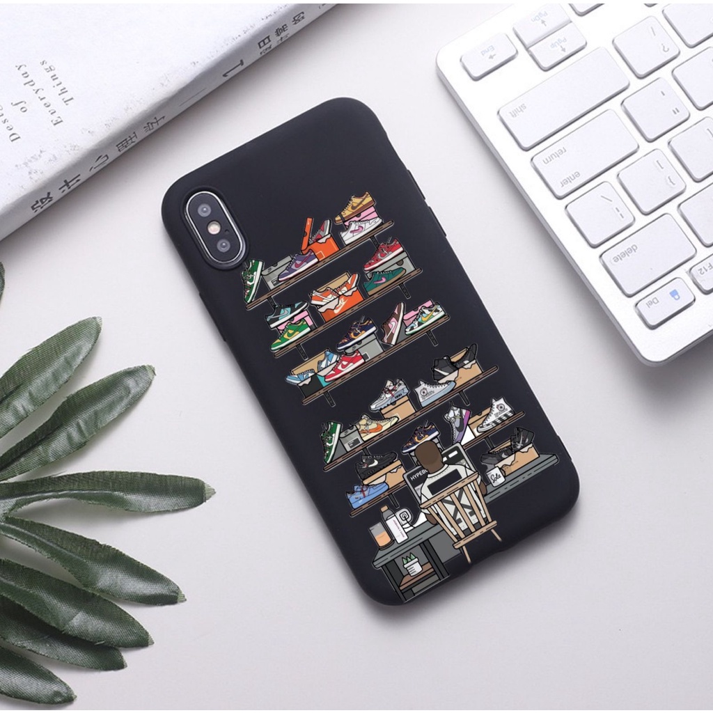 BB06 Casing Warna Sepatu Keren Softcase for Iphone 6 6s 6g 6+ 6s+ 7 8 7+ 8+ X Xs 11 12 13 14 14+ Plus Pro Max