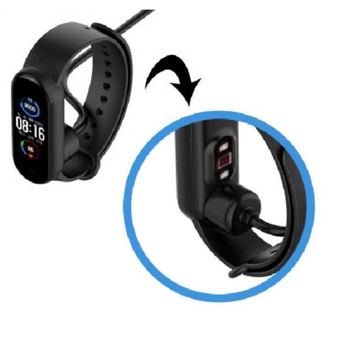 KABEL CHARGER MAGNETIC MIBAND 5 MIBAND5 HITAM