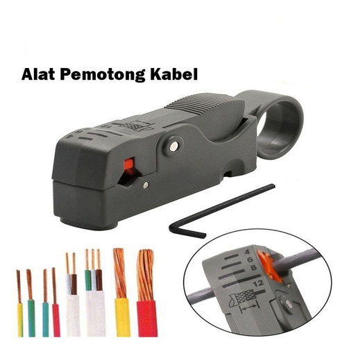 Alat Pemotong Kabel Rotary Coaxial Cable Stripper Cutter - Tang Pengupasan Kabel, Alat Kupas Kawat Kabel