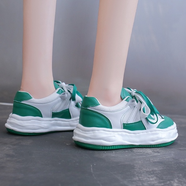 TBIG [COD] Sepatu Sekolah Sneakers Import Shoes DELEINE Fashion Wanita Sepatu Korea Style Sekolah Kuliah