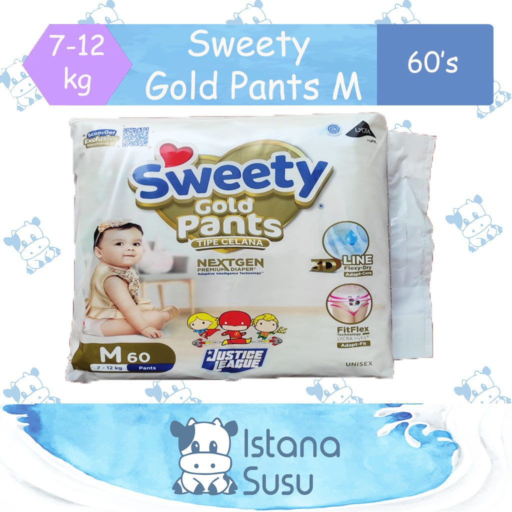 Sweety Pants Gold Celana Popok Bayi