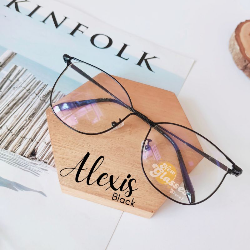 Frame Kacamata Alexis-Kacamata Besi Wanita Terbaru Ringan
