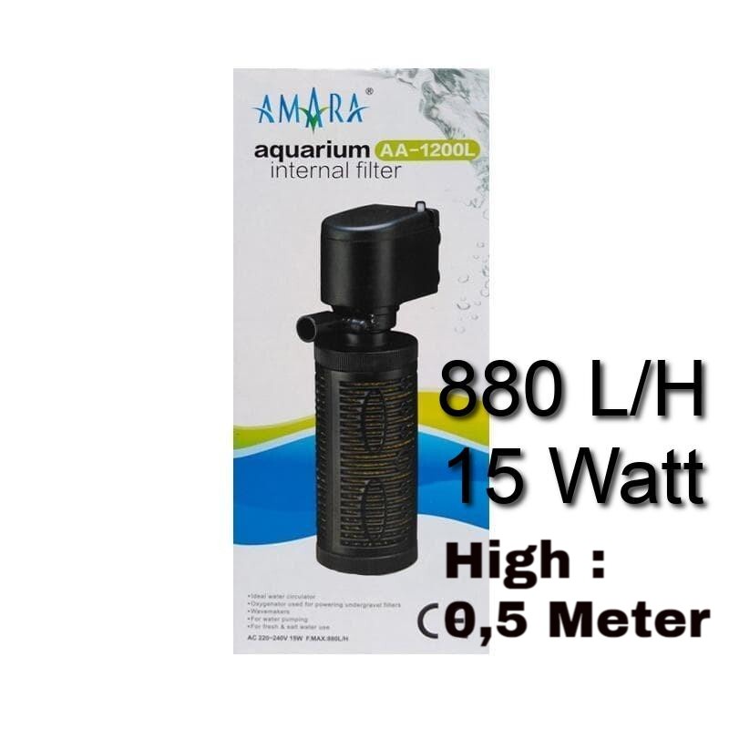 AMARA AA 1200L - Internal Filter Pompa Air Aquarium Aquascape 1200 L