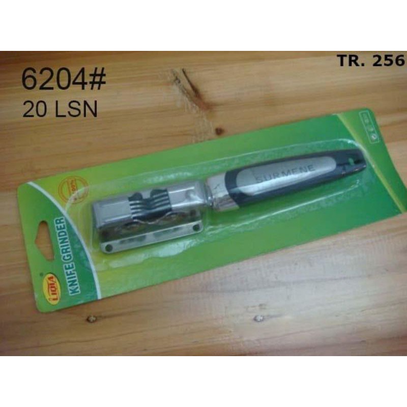 Pengasah Pisau Stainless / Asahan Pisau Gunting / Asahan Pisau Buah &amp; Daging Murah HITAM