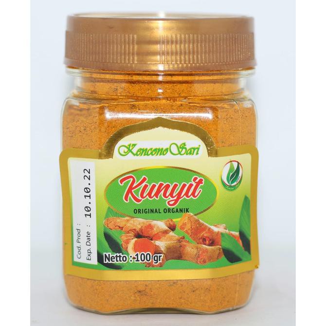 

Jamu Kunyit Bubuk Original Organik 100 gr 100% Asl