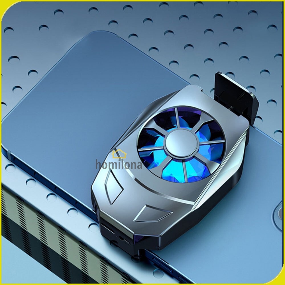Smartphone Cooling Fan Kipas Pendingin Radiator Heat Sink Micro USB - Willkey L02 - Silver