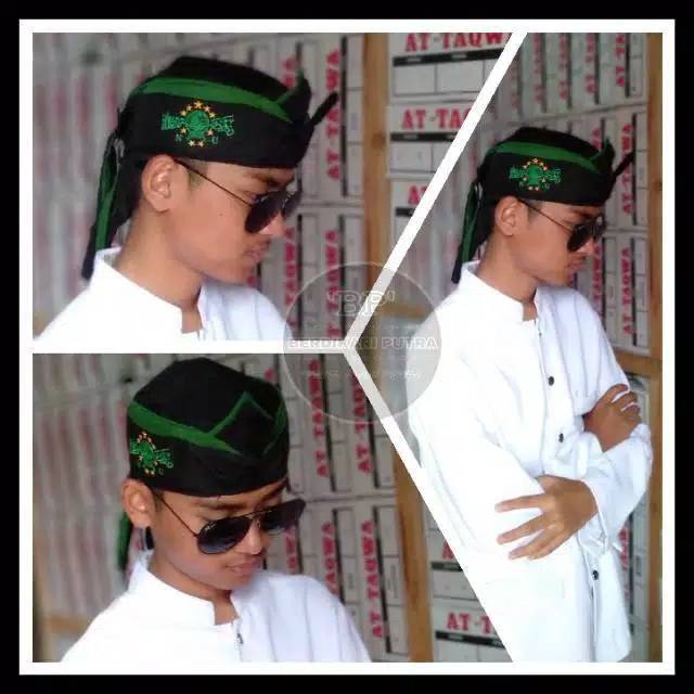 Blangkon NU Hijau Hitam