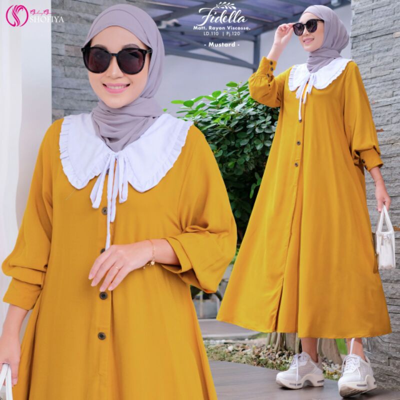 FIDELLA Midi Dress Ori by Shofiya