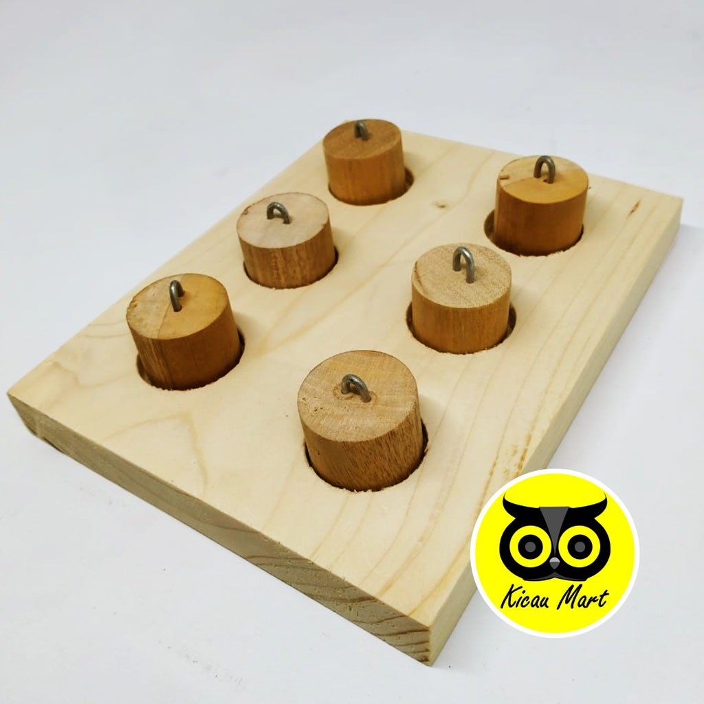 MAINAN PARROT PUZZLE TOYS KAYU BALOK PAPAN MAINAN BURUNG PARUH BENGKOK LOVEBIRD NURI BEO DLL PZLTOY