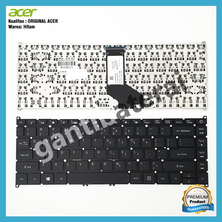 Keyboard Acer Aspire 3 A314 A314-21 A314-41 33 31 A514 A514-52 A514-53