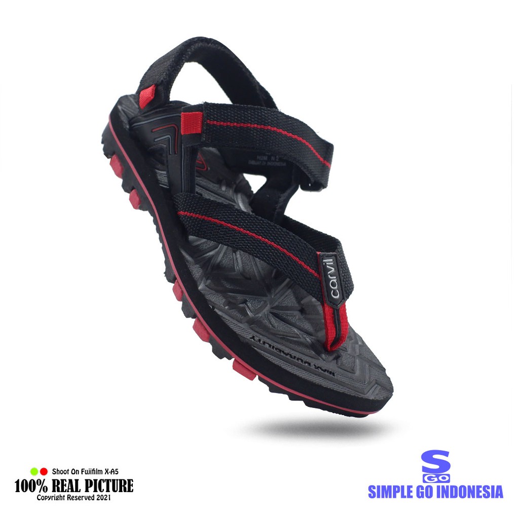 Carvil Garcia Pasific Sendal Gunung Japit Pria Original Sandal Casual Cowok