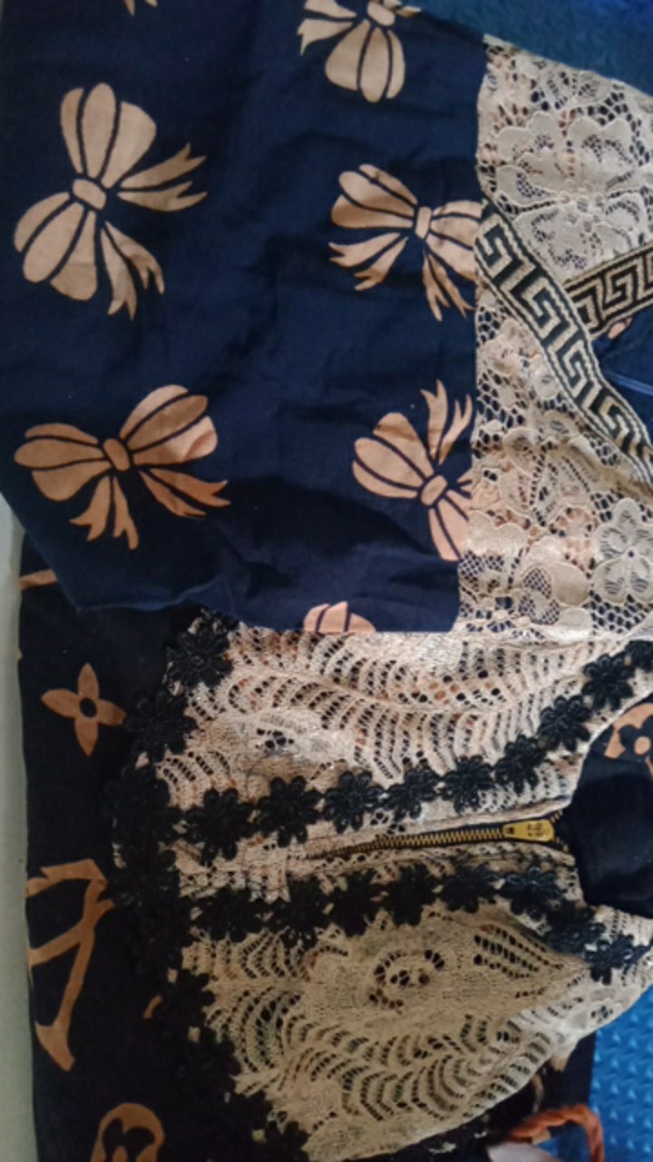 Couple Batik Keluarga || Setelan Couple Batik Ayah Ibu Anak Cewek