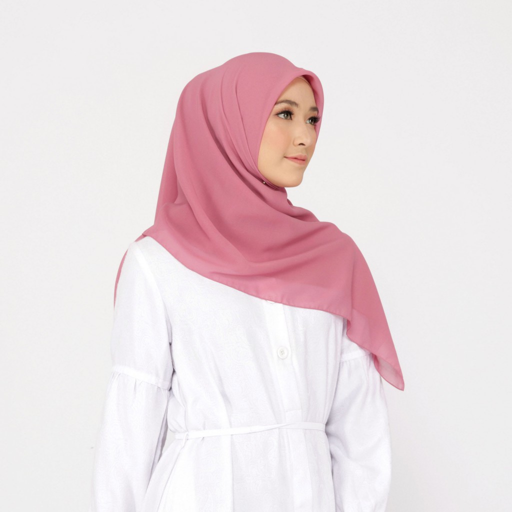 Hijab Segiempat Polycotton Scarf Premium Part 1 Hazel by MIZA-Lemonade