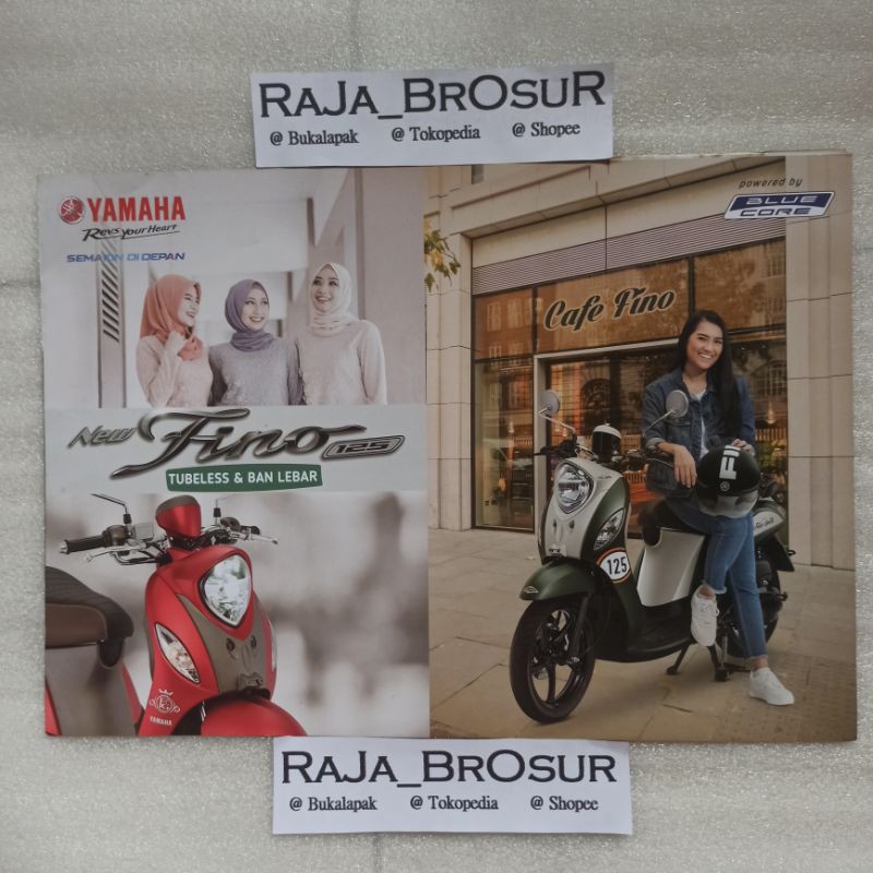 Brosur Yamaha New Fino 125 Luxury Red