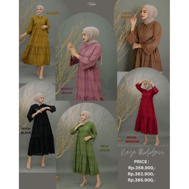 Naya MIDI Dress by HALWA