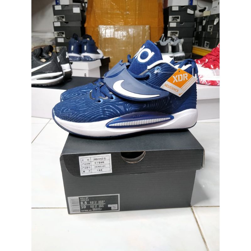 SEPATU BASKET NIKE KD 14 HIGH TB NAVY