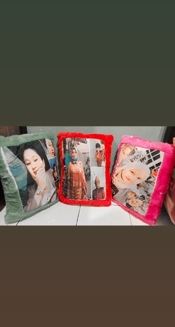 Bantal Foto / Bantal Print / Cuci Foto