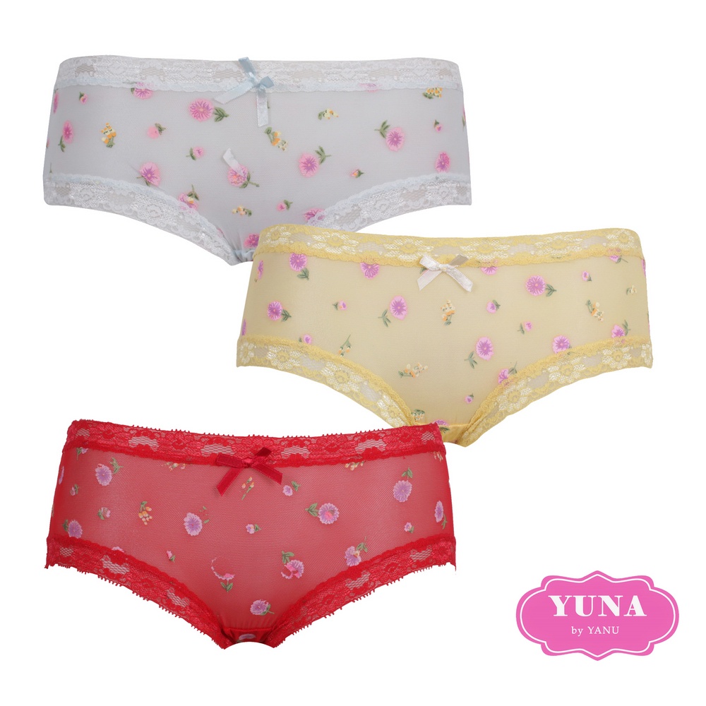 YANU | Celana Dalam Wanita Rose Transparan 421