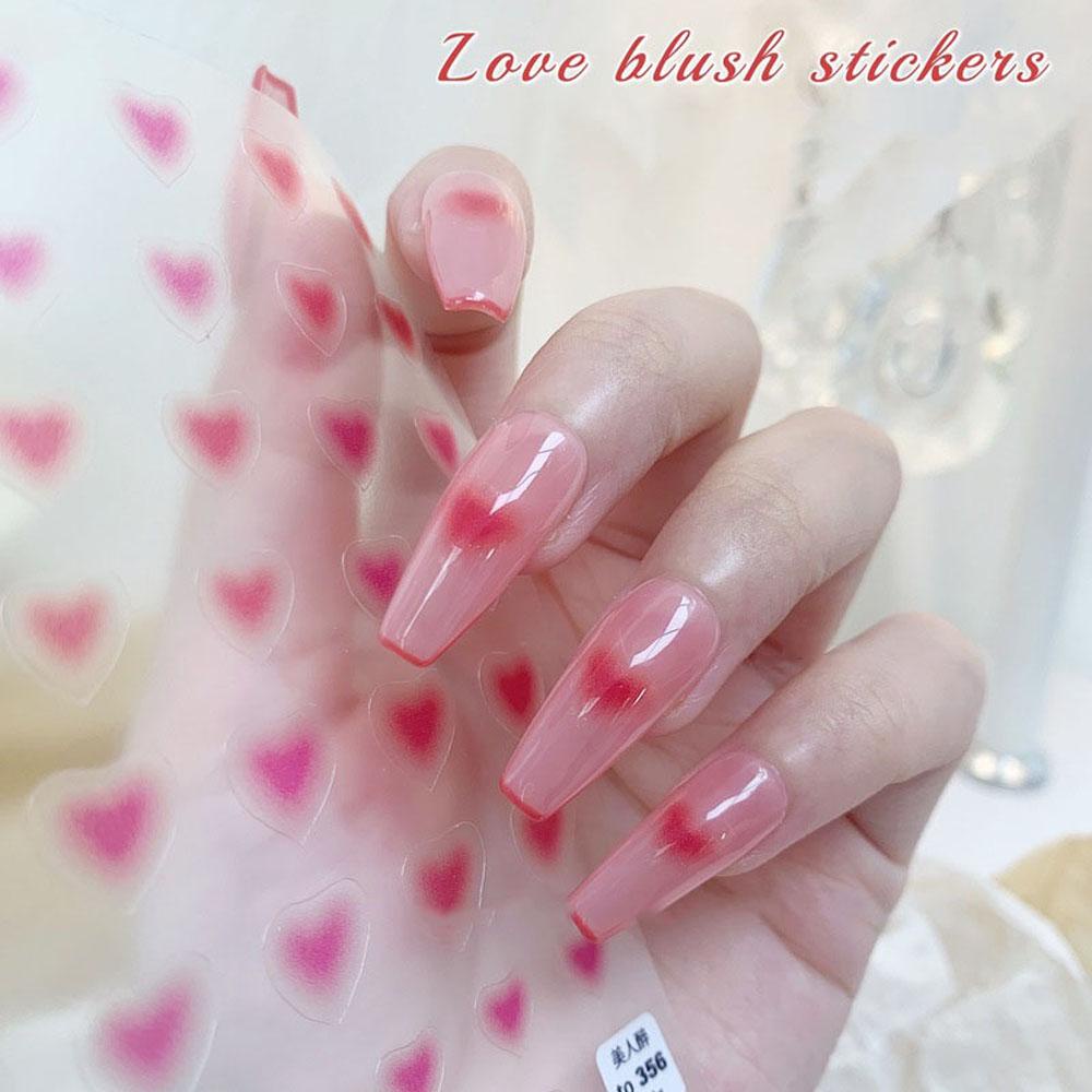 Mxbeauty Stiker Nail art Lucu Halus Transparan Tahan Air DIY Ultra-Tipis Manicure Aksesoris